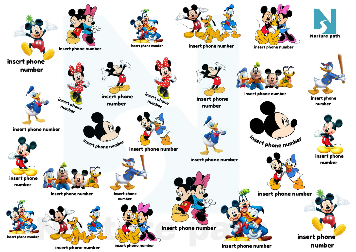 Safety Temporary Tattoos