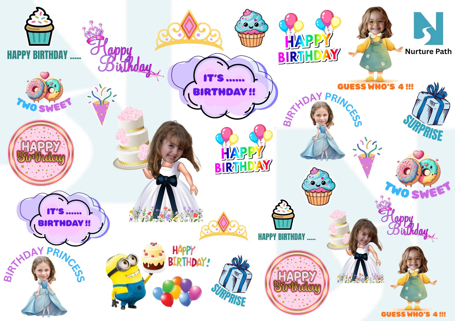 Kids Customizable Birthday Tattoos